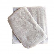 Soft Terry Bath Towels - Color Light Grey